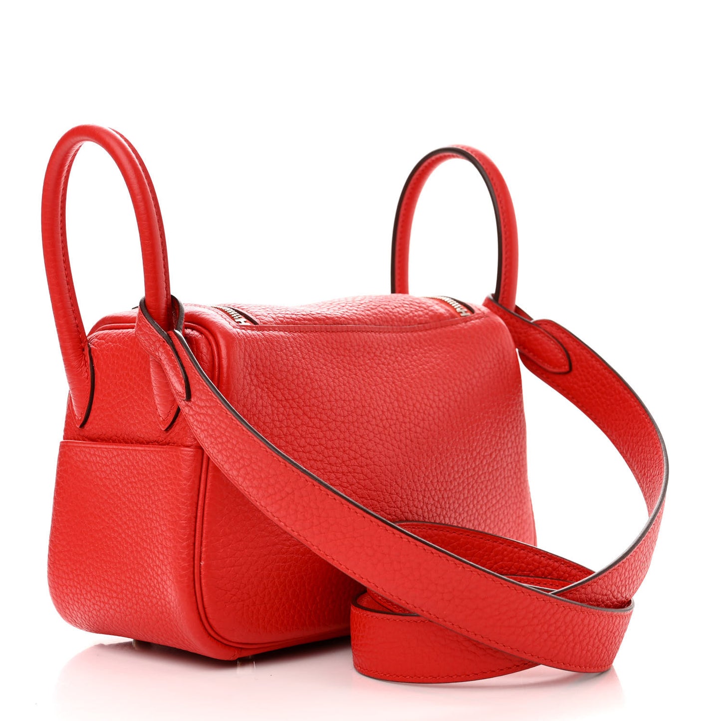 Taurillon Clemence Mini Lindy 20 Rouge De Coeur