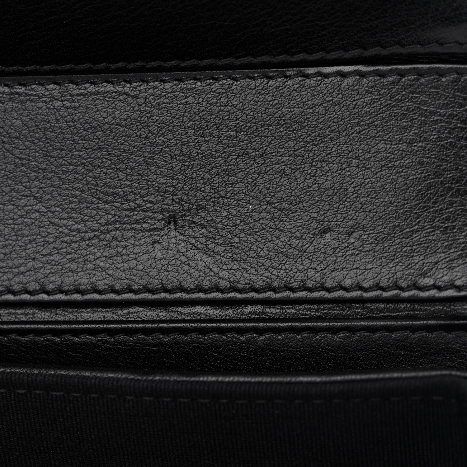 Chanel Shiny Aged Calfskin Quilted Top Handle Clutch With Chain Black 8 of 11