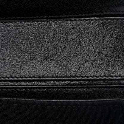 Chanel Shiny Aged Calfskin Quilted Top Handle Clutch With Chain Black 8 of 11