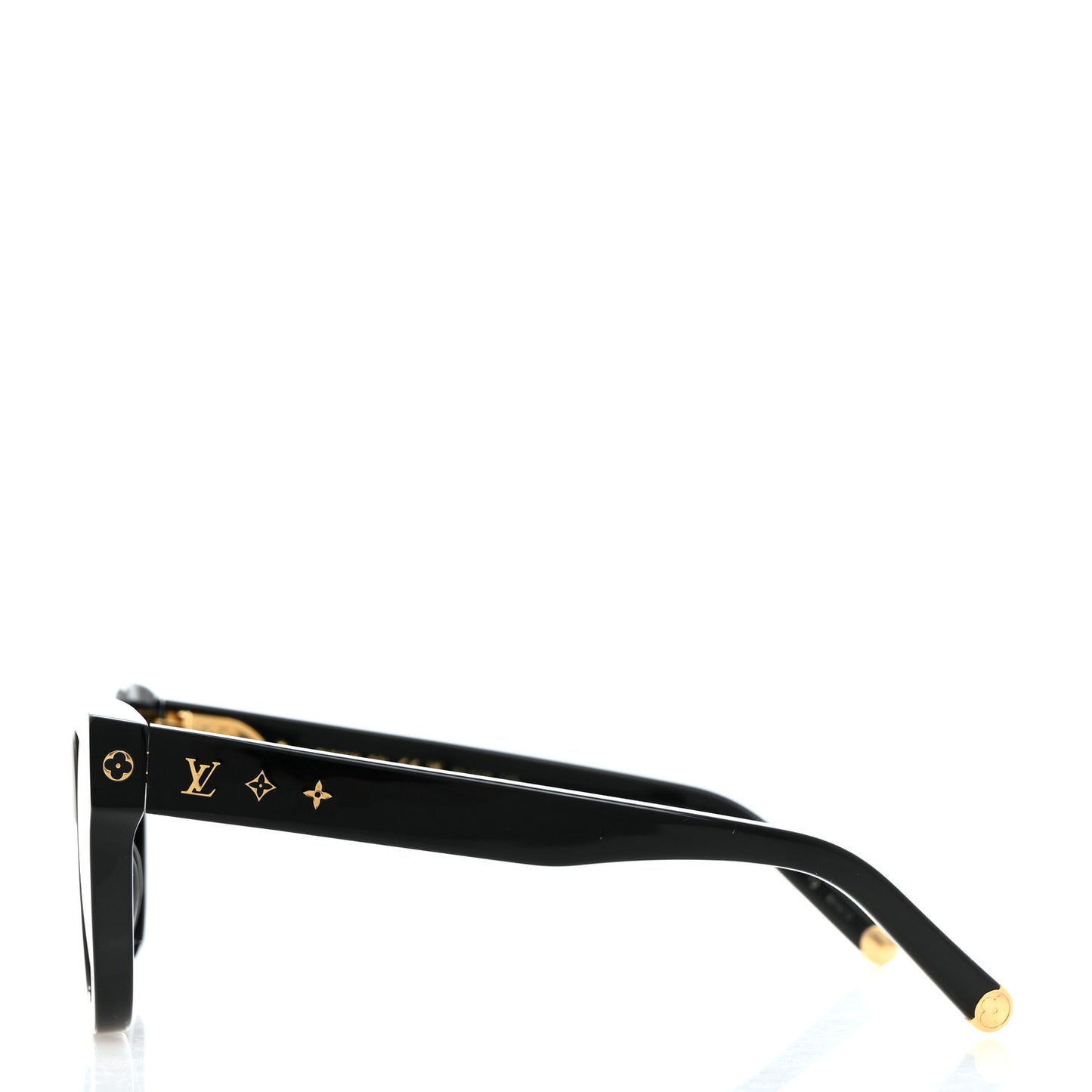 Acetate My Monogram Square Sunglasses Z1523W Black