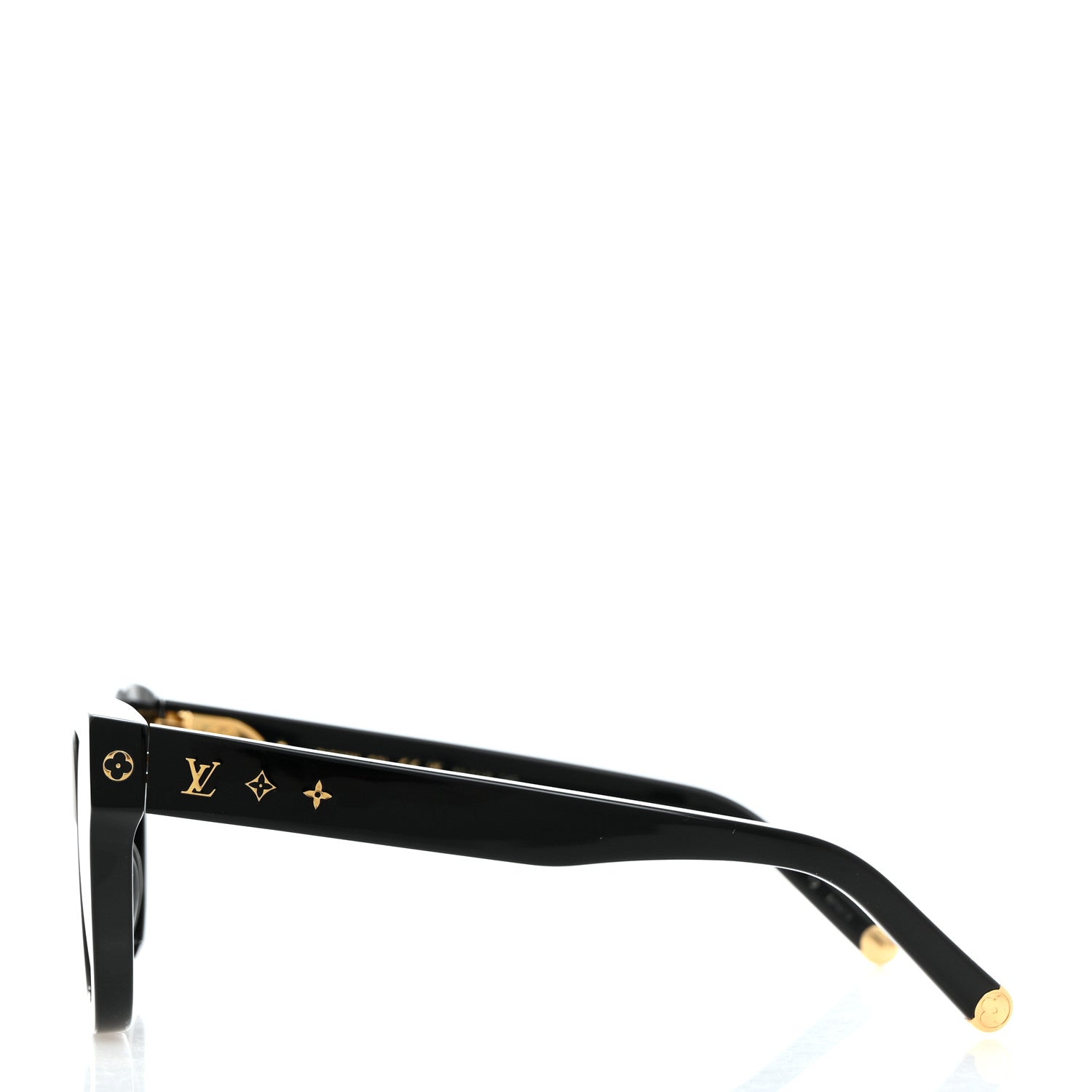 Louis Vuitton Acetate My Monogram Square Sunglasses Z1523W Black 3 of 7