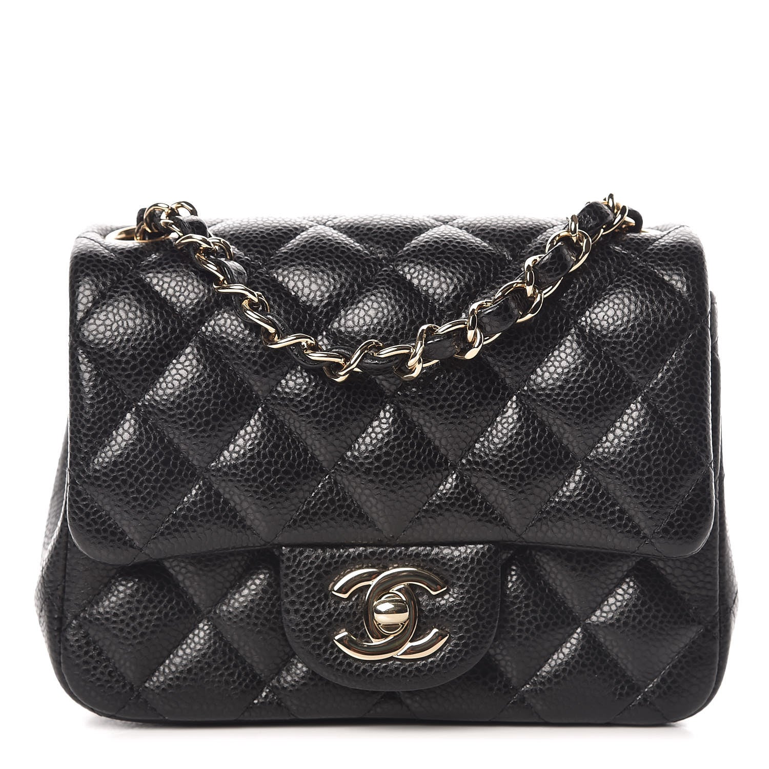 Chanel Caviar Quilted Mini Square Flap Black 1 of 14
