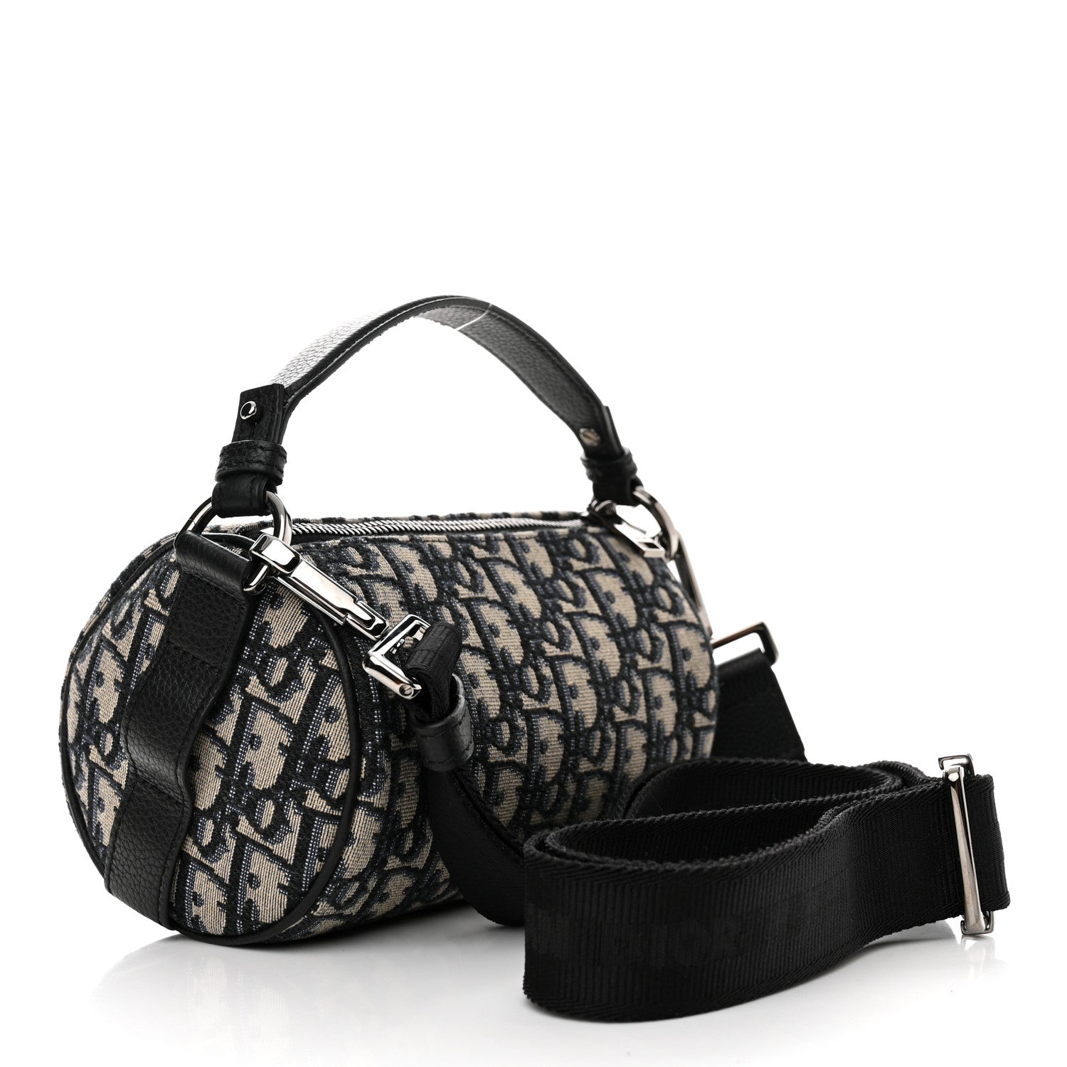 Christian Dior Oblique Mini Roller Messenger Bag Blue 3 of 11