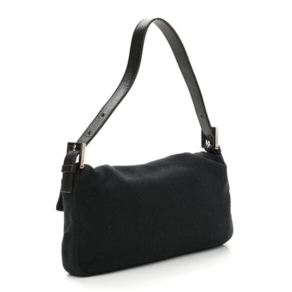 Fendi Wool Baguette Black 3 of 11