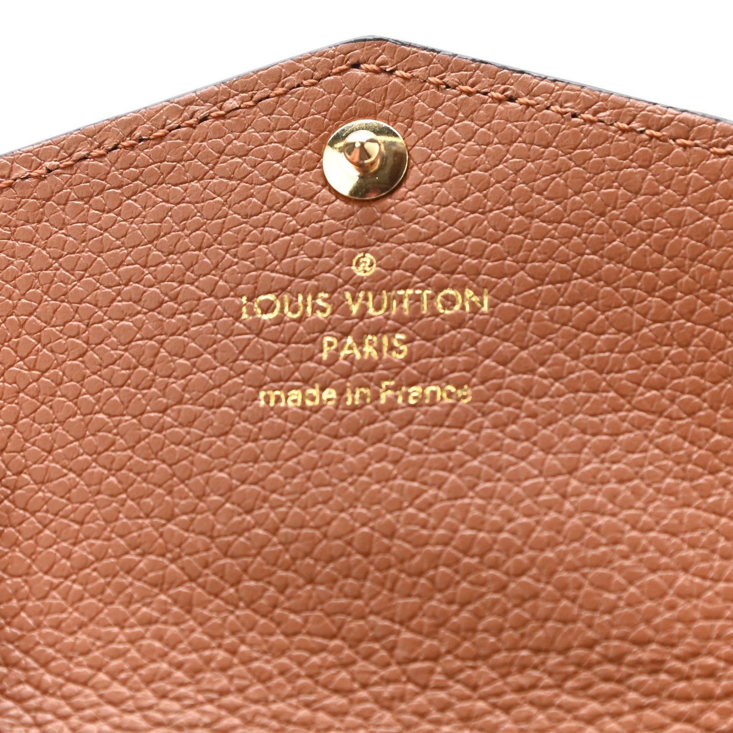 Empreinte Monogram Giant Wild At Heart Key Pouch Caramel
