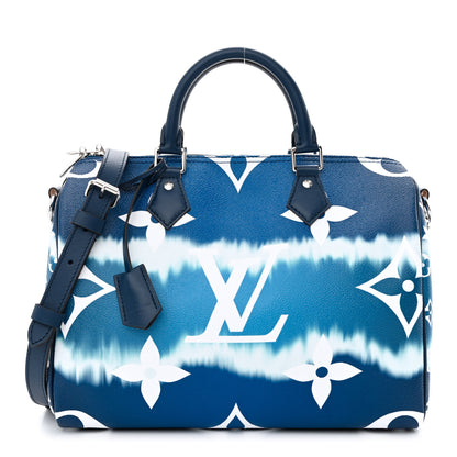 Louis Vuitton Monogram Escale Speedy Bandouliere 30 Blue 1 of 11