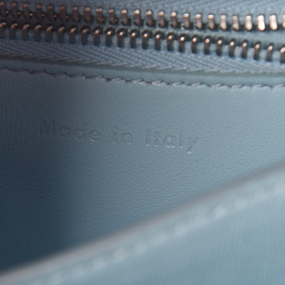 Celine Smooth Calfskin Small Classic Box Flap Bag Azur 9 of 13