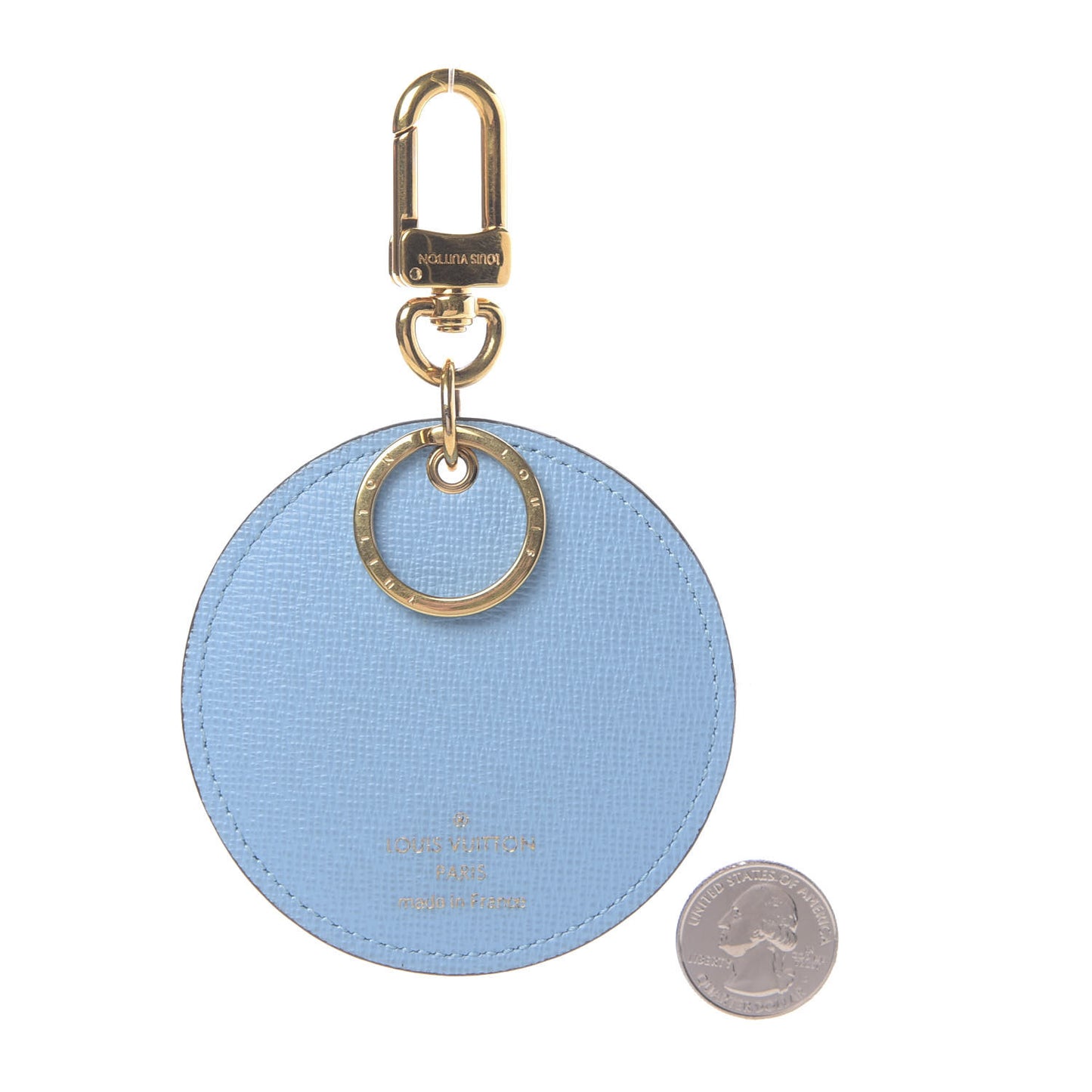 Damier Ebene Illustre Manchot Bag Charm Key Ring