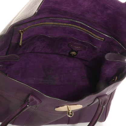 Mulberry Natural Leather Bayswater Aubergine 5 of 10