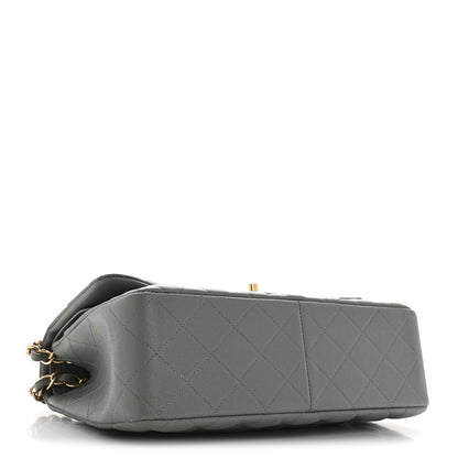 Chanel Caviar Quilted Jumbo Double Flap Grey 4 of 13