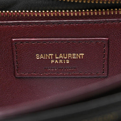 Saint Laurent Smooth Calfskin Monogram Cassandra Clasp Bag Black 8 of 13