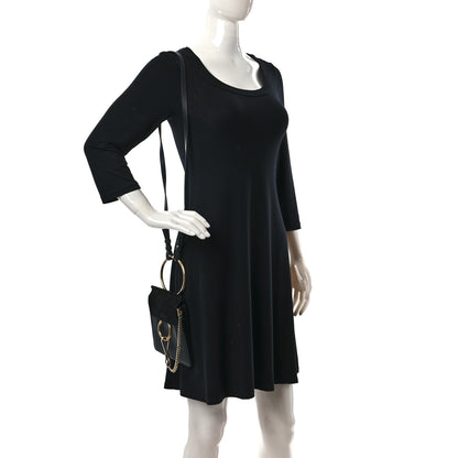 Chloe Suede Calfskin Mini Faye Bracelet Bag Black 2 of 9