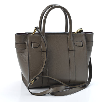 Mulberry Small Classic Grain Mini Zipped Bayswater Solid Grey 2 of 8