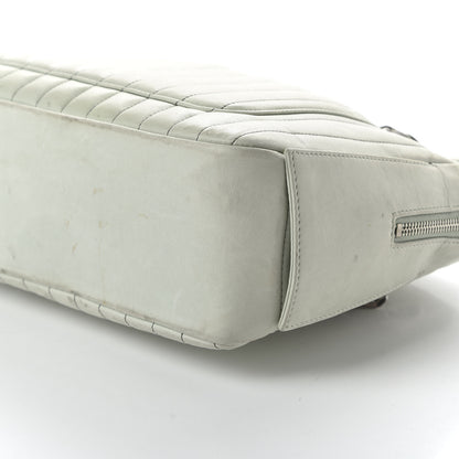 Chanel Lambskin Vertical Quilted Mademoiselle Camera Case Green 7 of 12