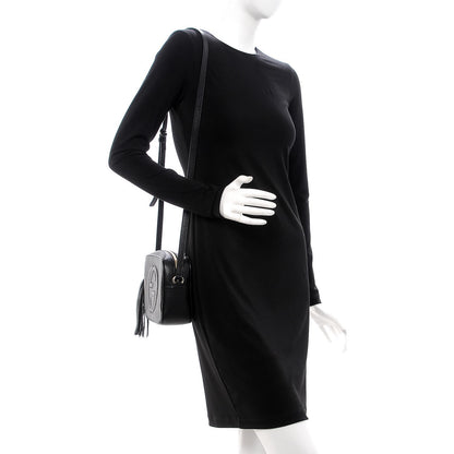 Gucci Pebbled Calfskin Small Soho Disco Bag Black 2 of 7