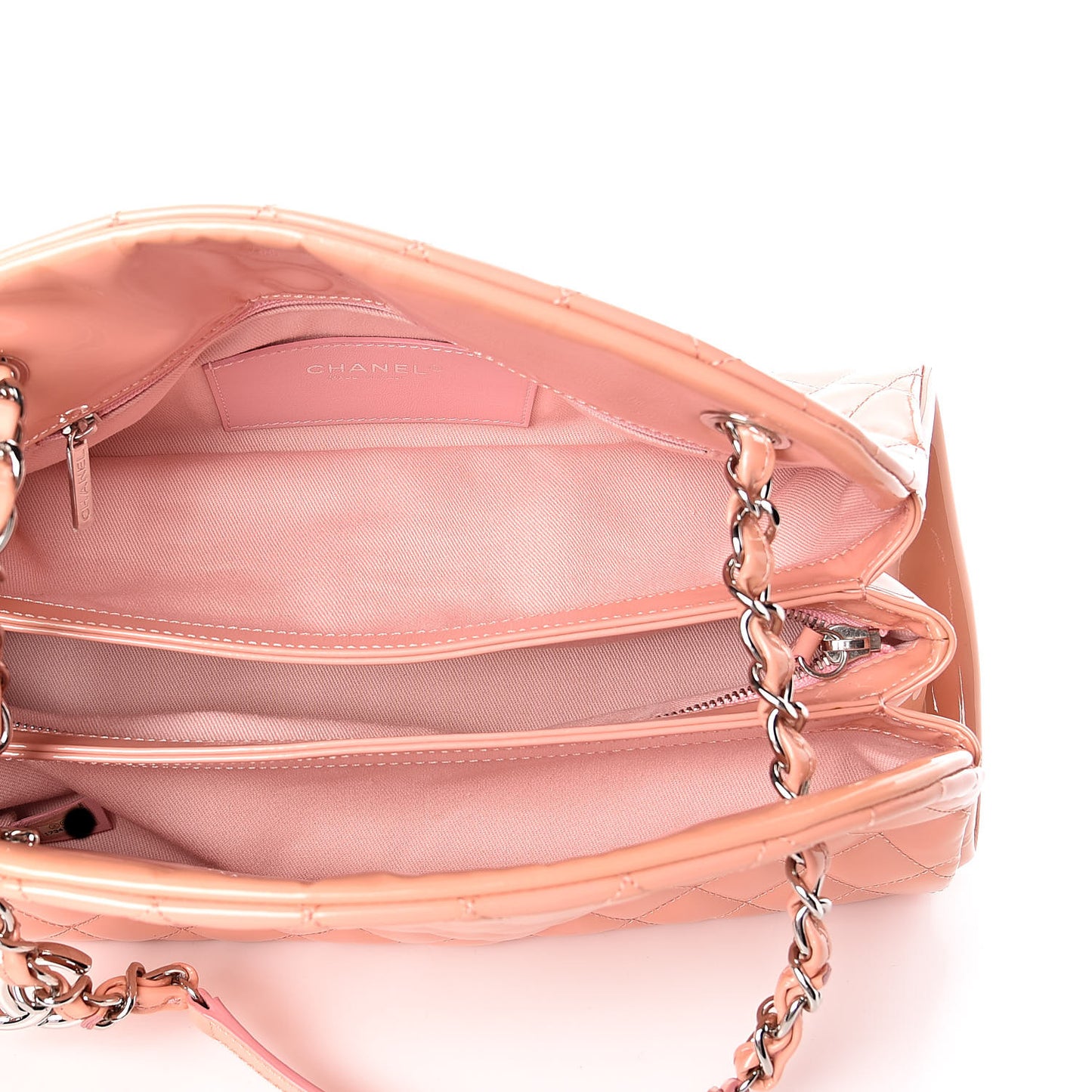Patent Quilted Medium Just Mademoiselle Pink