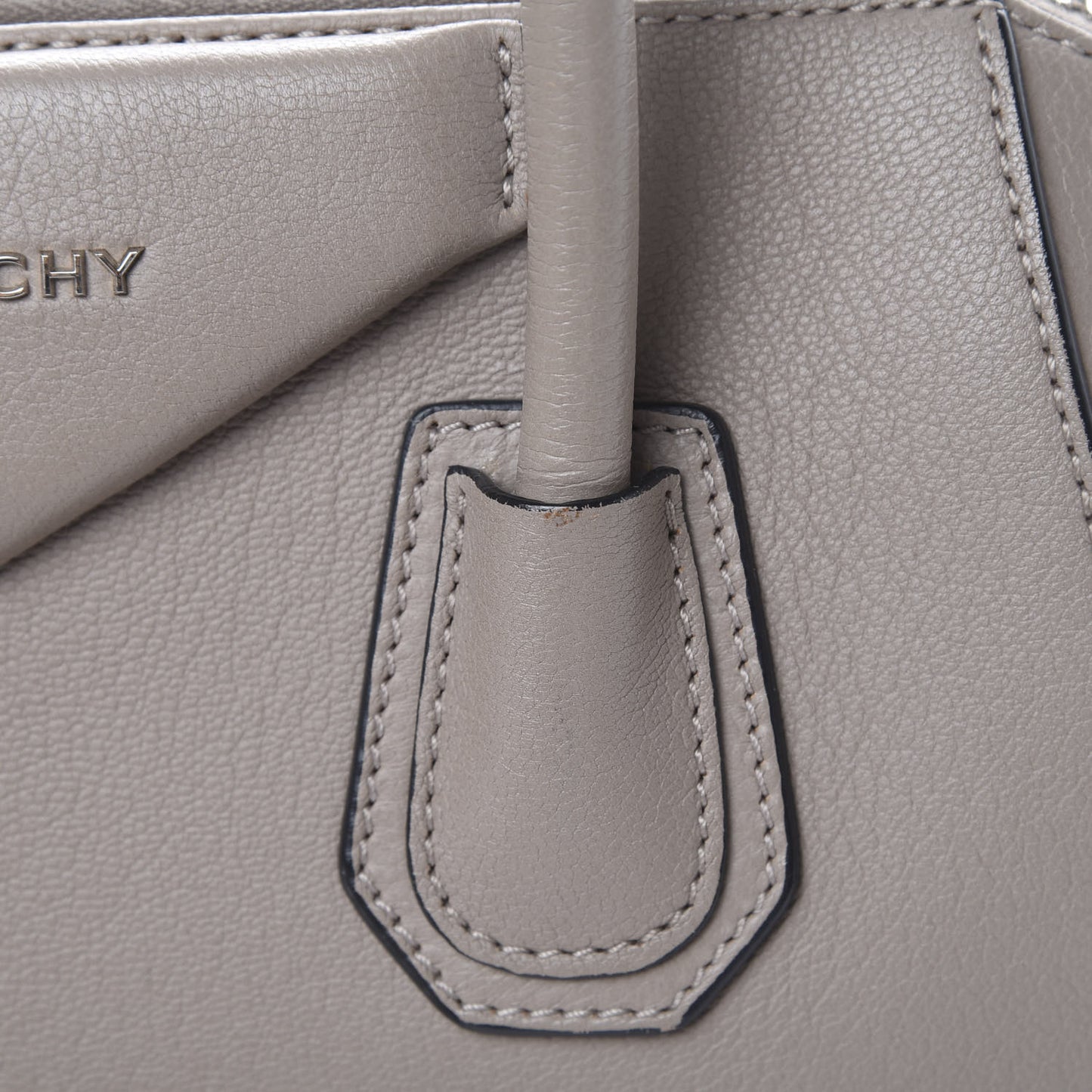 Sugar Goatskin Small Antigona Mastic
