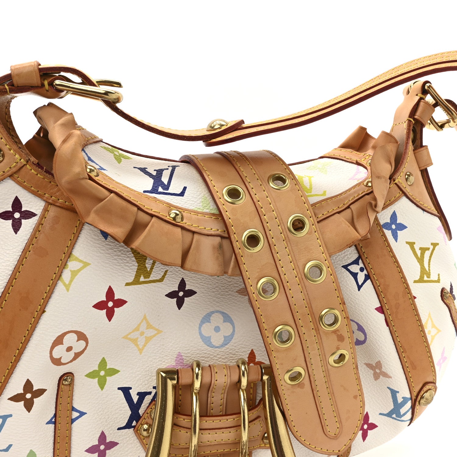 Louis Vuitton Monogram Multicolor Leonor White 10 of 13