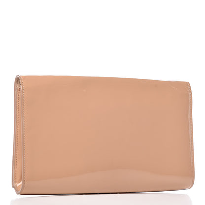Saint Laurent Patent Calfskin Large Belle De Jour Clutch Chair 3 of 12
