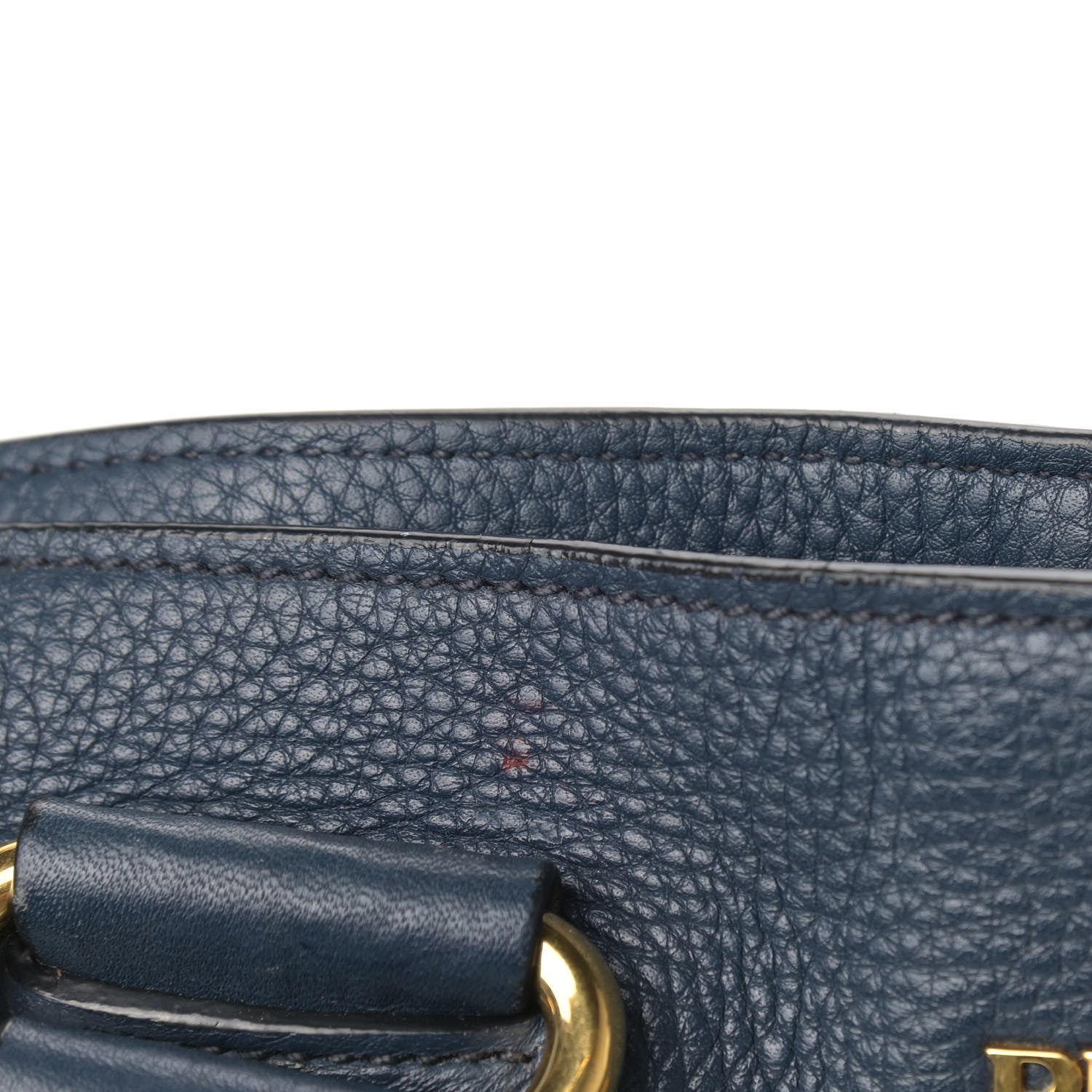 Prada Vitello Daino Shopping Tote Inchiostro 20 of 21
