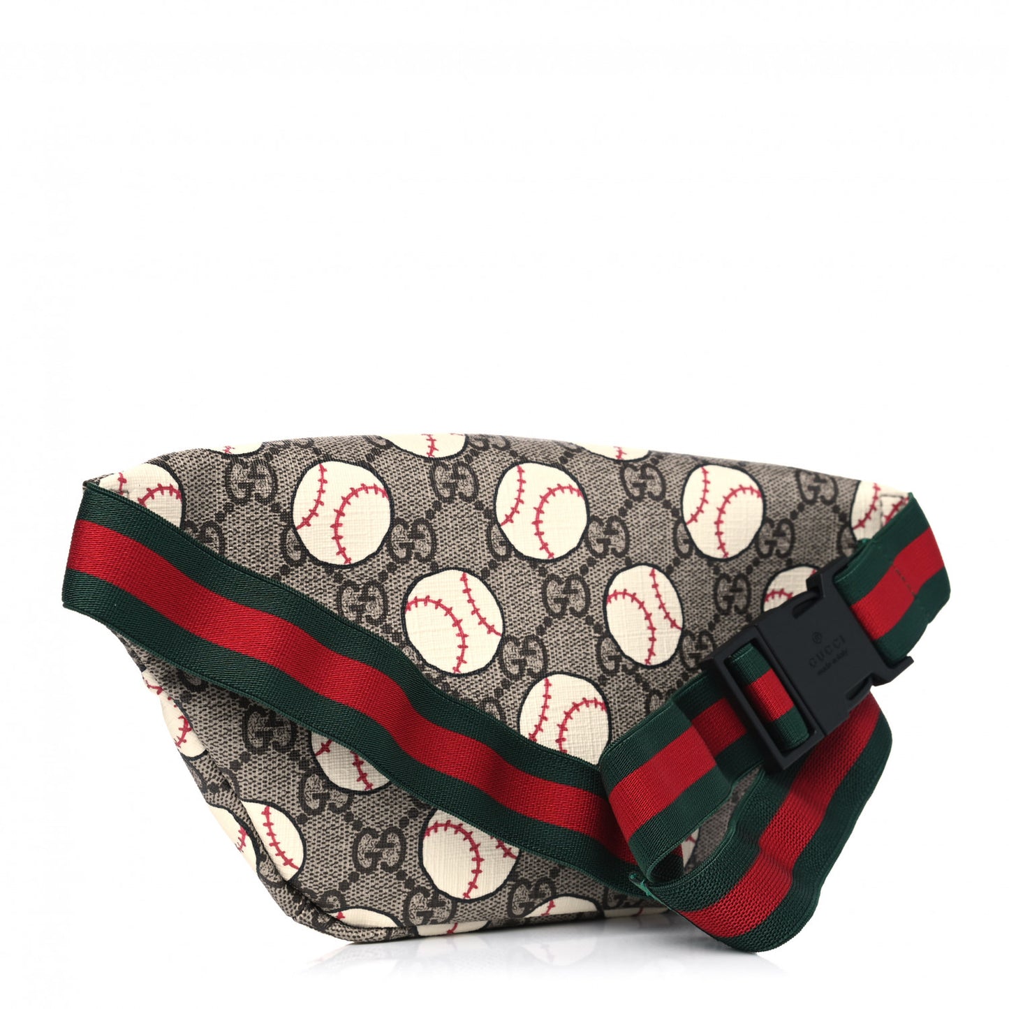GG Supreme Monogram Baseballs Web Childrens Belt Bag
