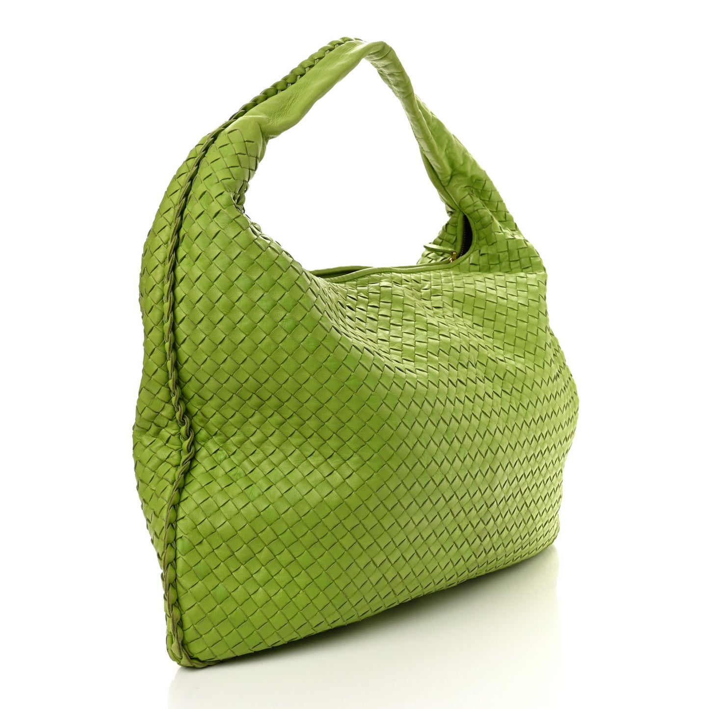 Nappa Intrecciato Maxi Veneta Hobo Mela