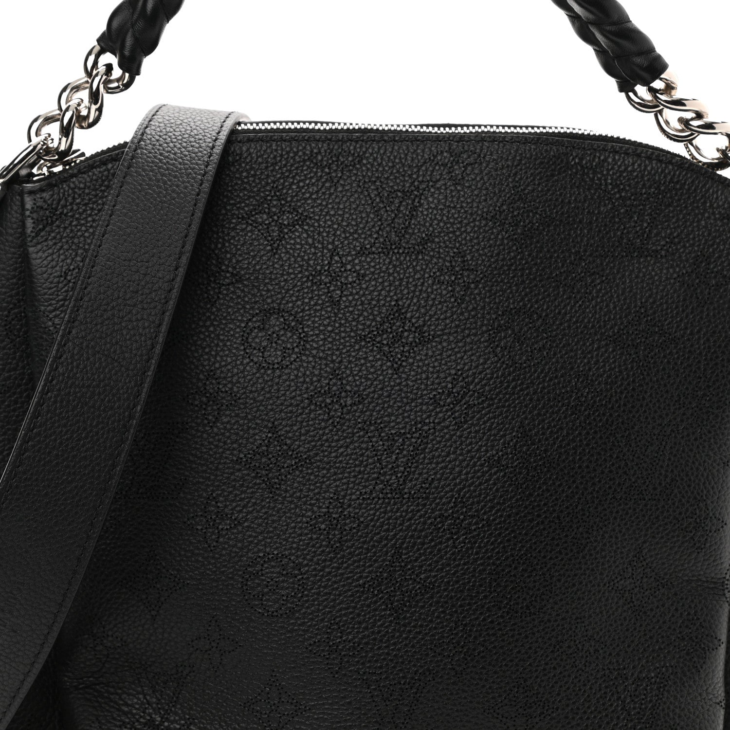 Louis Vuitton Mahina Babylone Chain BB Black 8 of 10