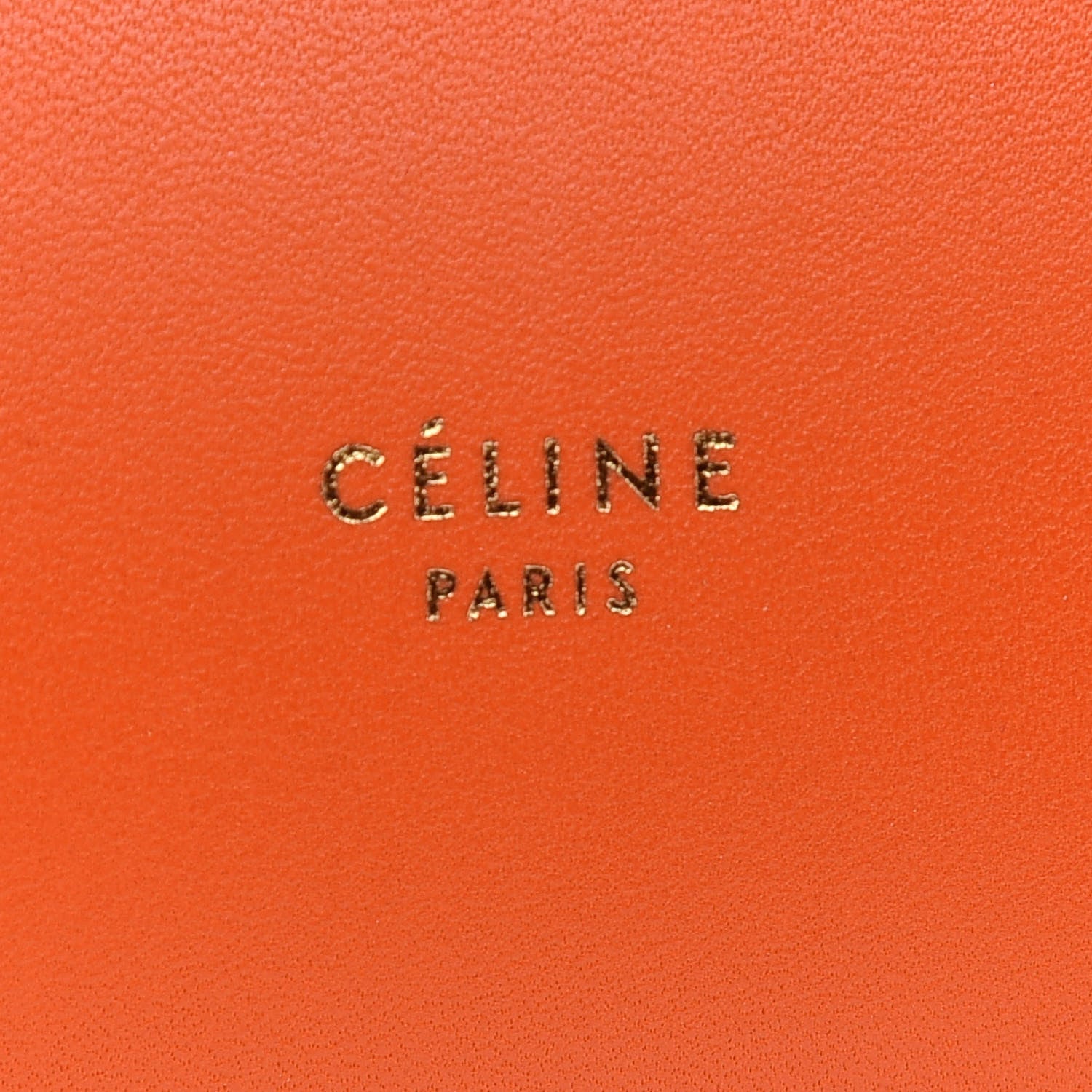 Celine Smooth Calfskin Mini Tri-Color Belt Bag Orange 6 of 10