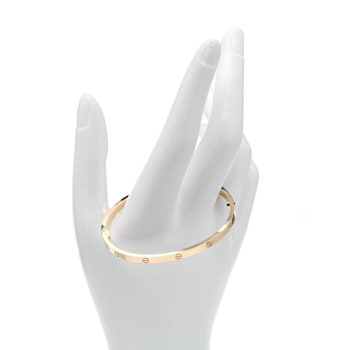 18K Yellow Gold Small LOVE Bracelet 17