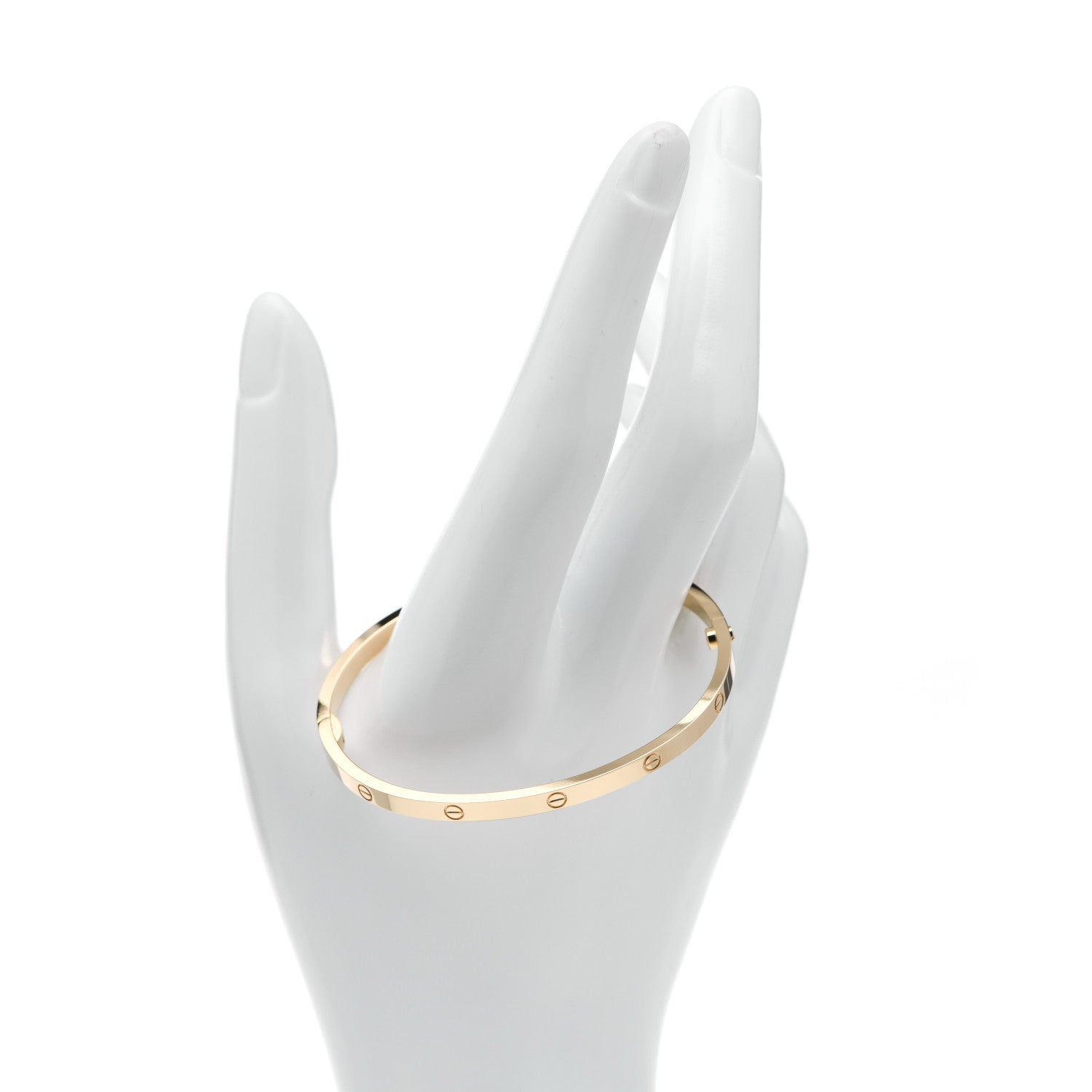 Cartier 18K Yellow Gold Small LOVE Bracelet 17 2 of 5