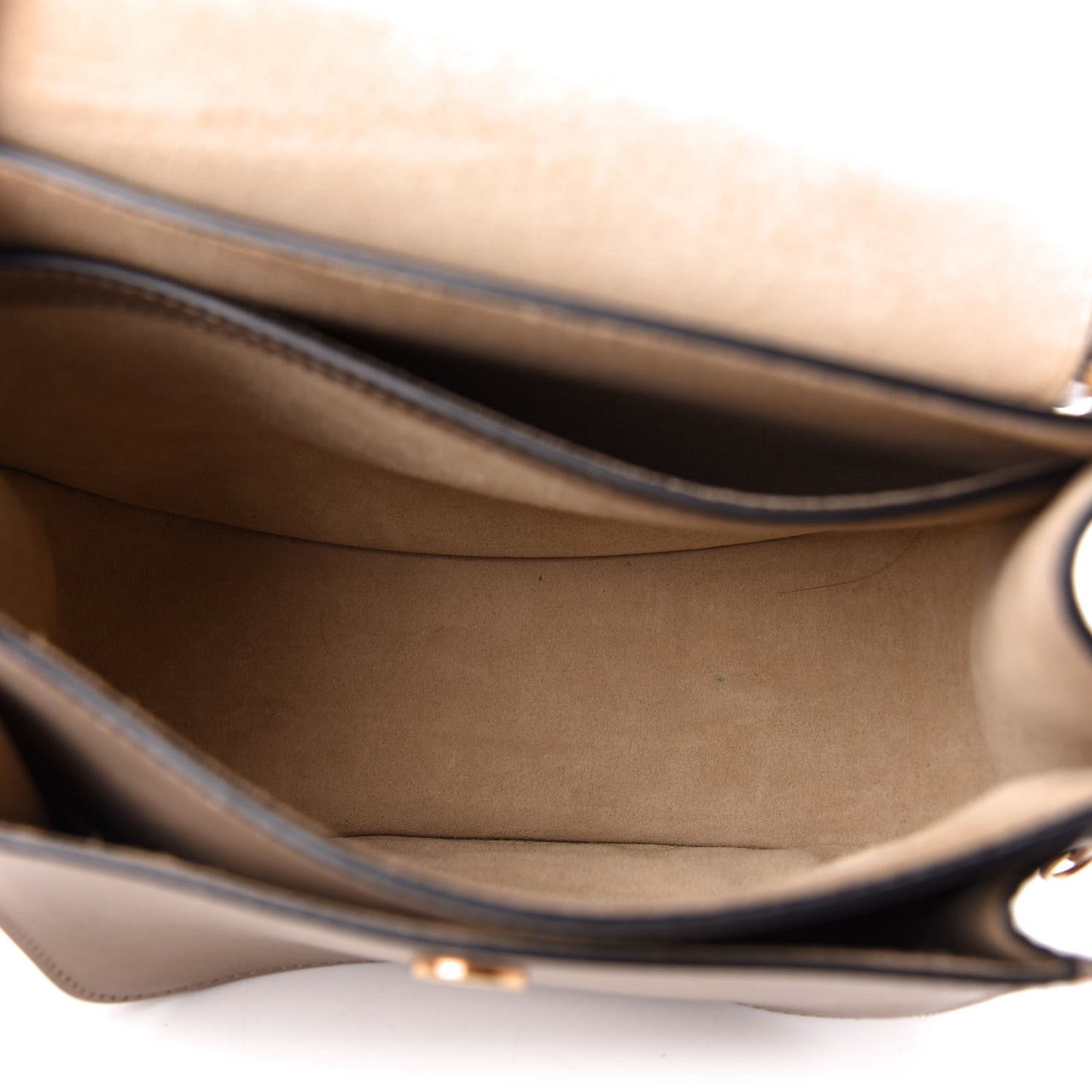 Calfskin Suede Small Hudson Fringe Shoulder Bag Motty Grey