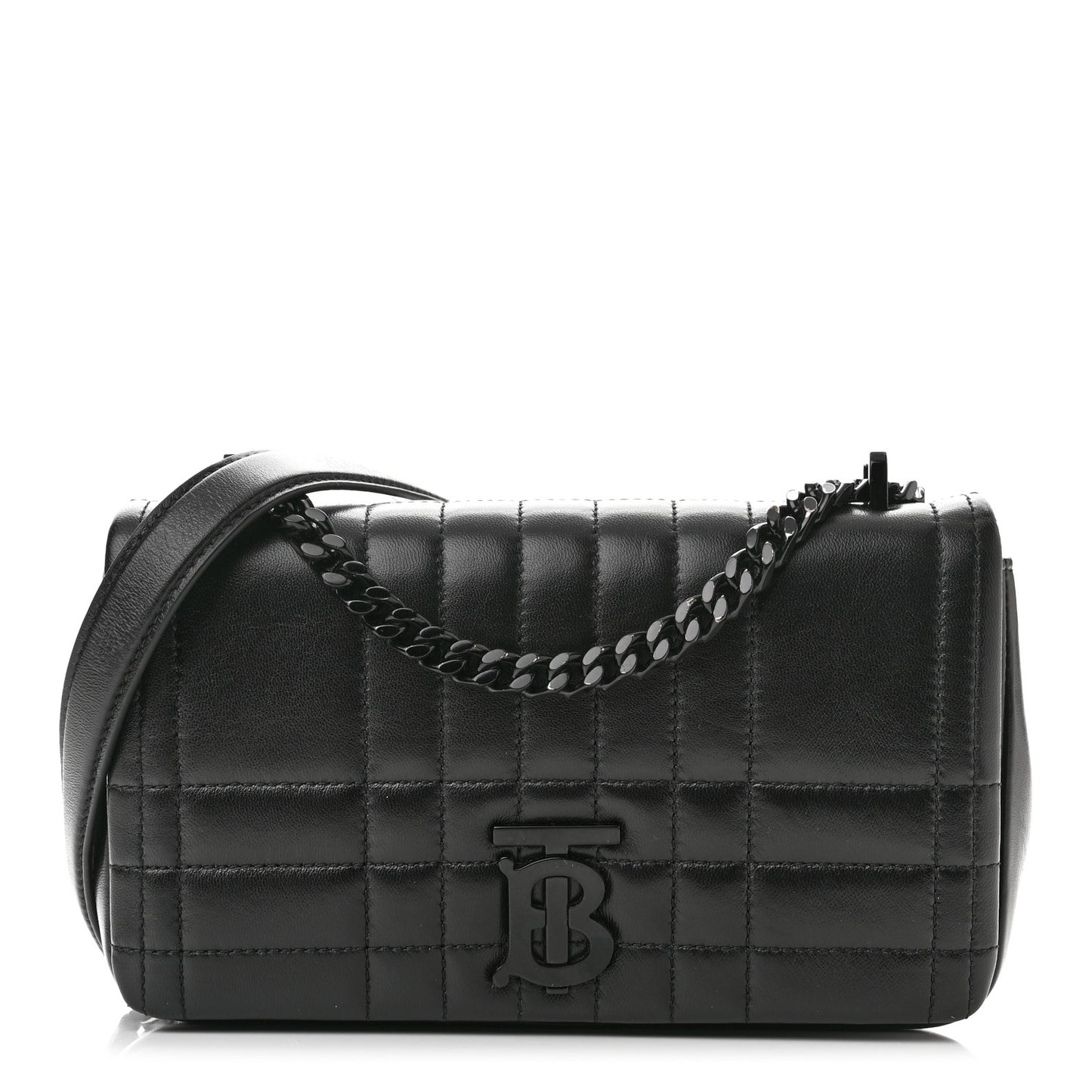 Lambskin Quilted Small Lola Bag Black