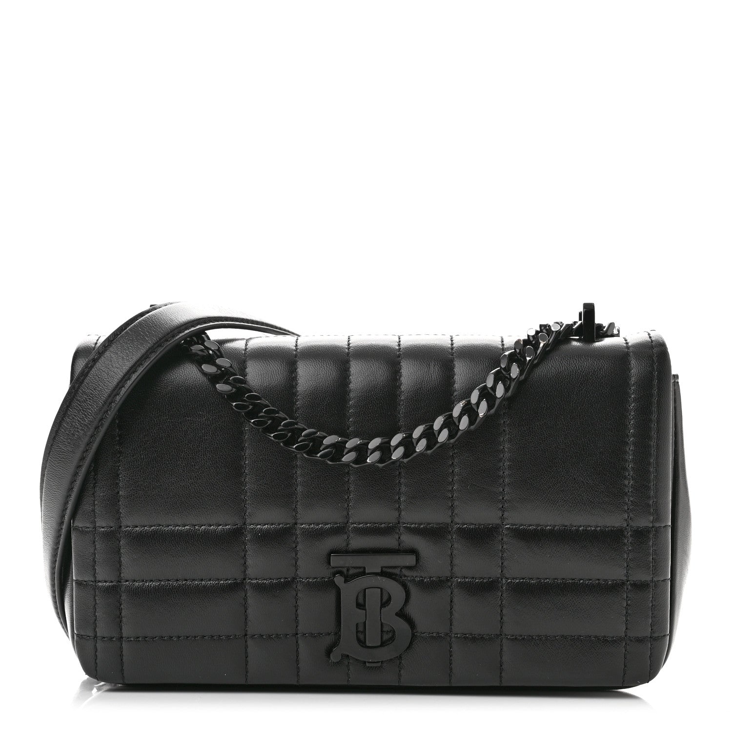 Burberry Lambskin Quilted Small Lola Bag Black 1 of 9