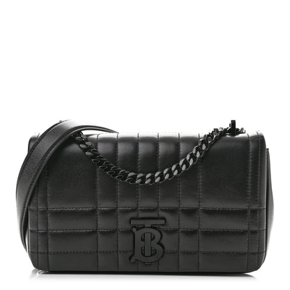 Burberry Lambskin Quilted Small Lola Bag Black 1 of 9