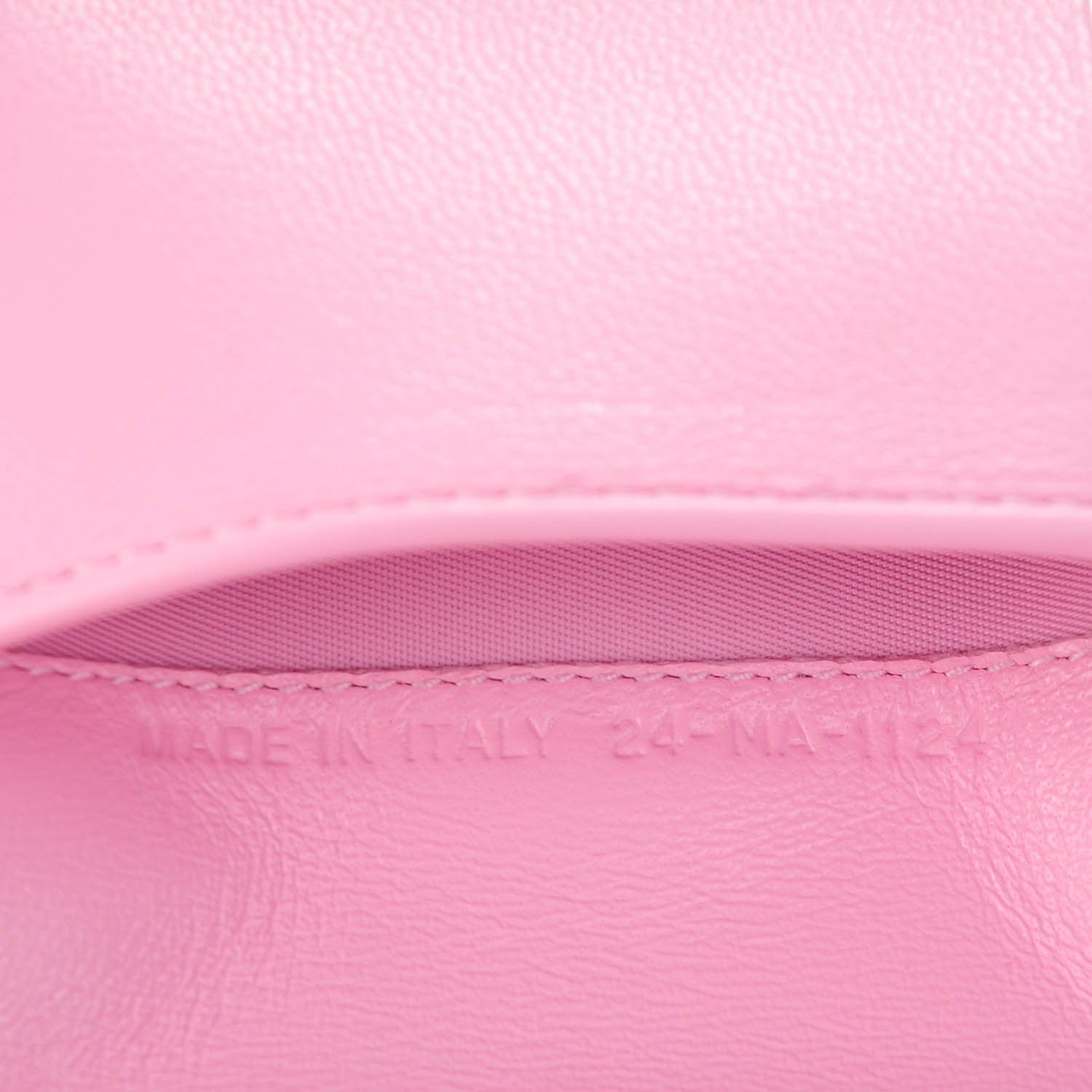 Christian Dior Lambskin Cannage Bi-Color Small Lady Dior Flap Card Holder Black Pink 7 of 7