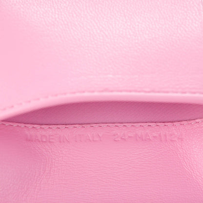 Christian Dior Lambskin Cannage Bi-Color Small Lady Dior Flap Card Holder Black Pink 7 of 7