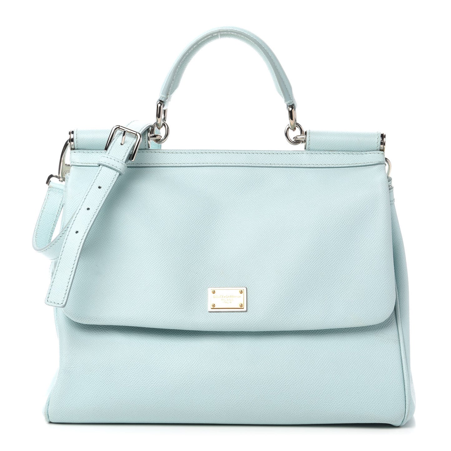 Dauphine Large Miss Sicily Satchel Light Blue