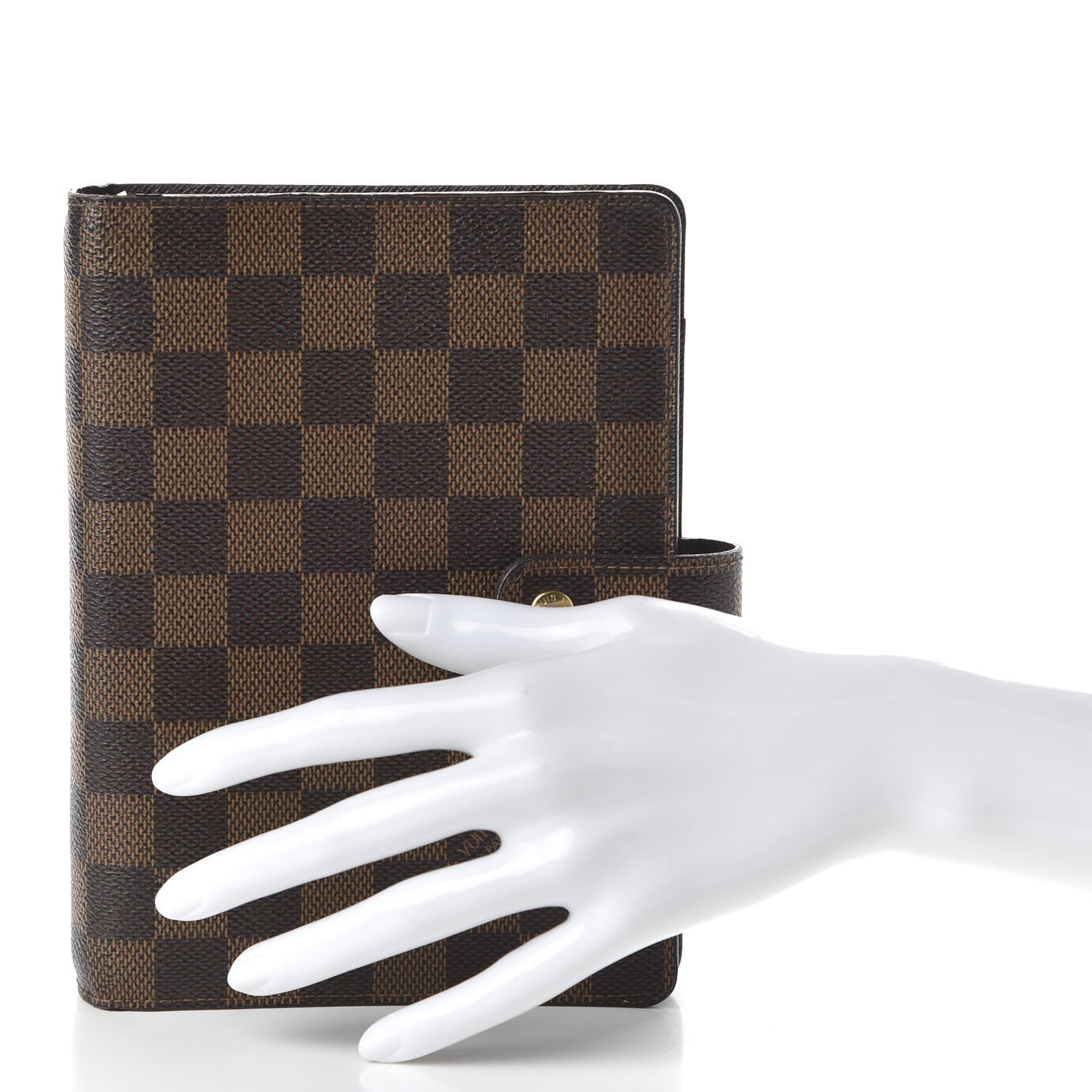 Louis Vuitton Damier Ebene Medium Ring Agenda Cover 2 of 10
