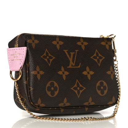 Louis Vuitton Monogram 2021 Christmas Animation Japanese Garden Mini Pochette Accessories Wisteria Pink 2 of 10