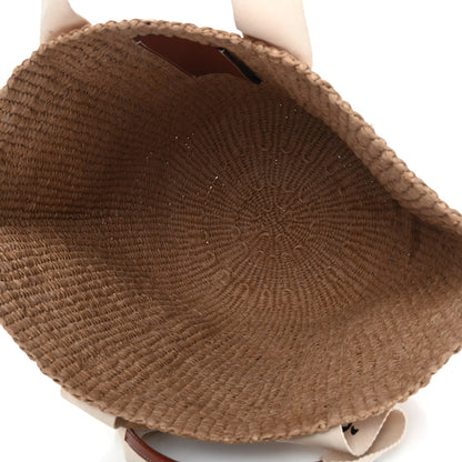 Chloe Raffia Medium Woody Tote White 4 of 11