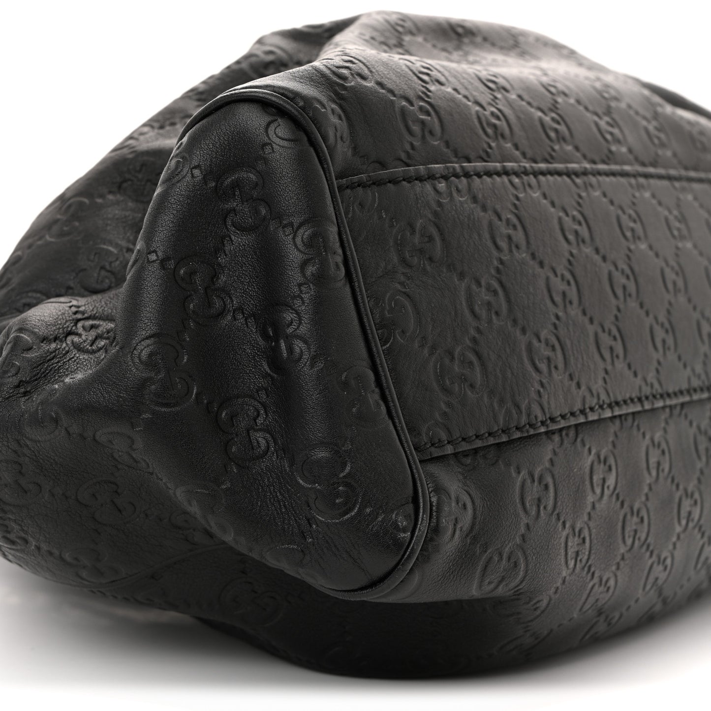 Guccissima Medium Sukey Tote Black