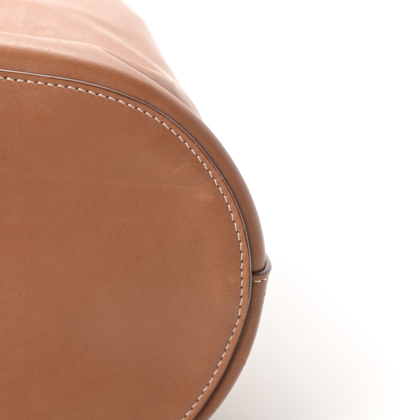 Supple Calfskin Tie Knot Twisted Tote Tan