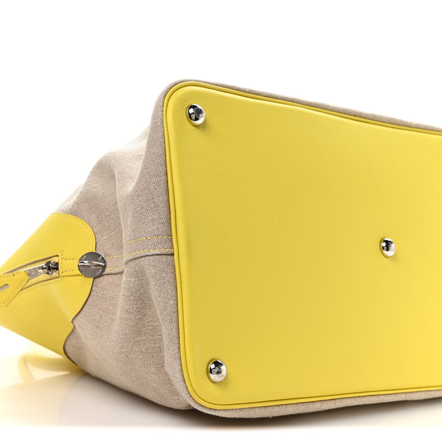 Hermes Toile De Camp Evercolor Bolide 45 Ficelle Lime 8 of 9