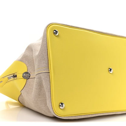 Hermes Toile De Camp Evercolor Bolide 45 Ficelle Lime 8 of 9