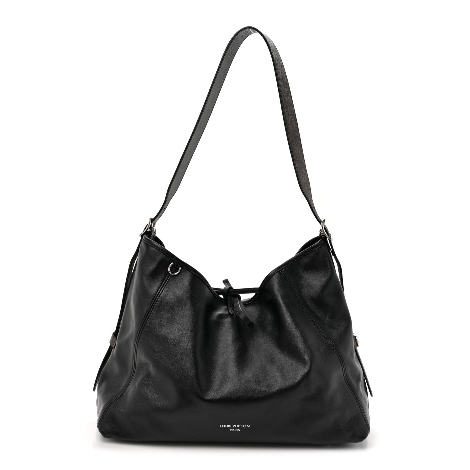 Louis Vuitton Lambskin CarryAll Vibe MM Black 1 of 10