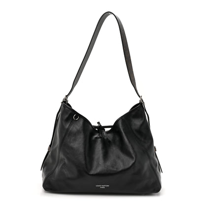 Louis Vuitton Lambskin CarryAll Vibe MM Black 1 of 10
