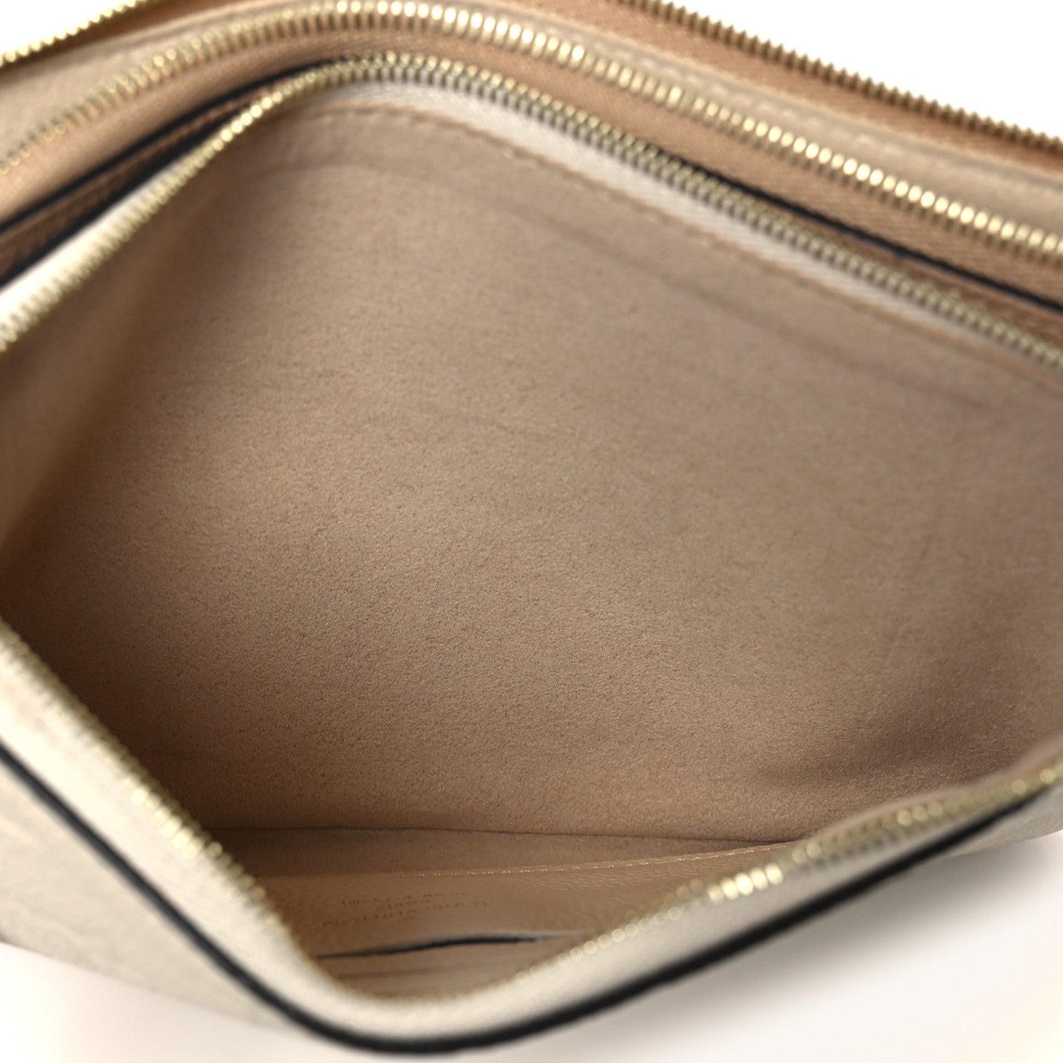 Louis Vuitton Empreinte Double Zip Pochette Beige Rose Creme Beige Rose Creme 7 of 12