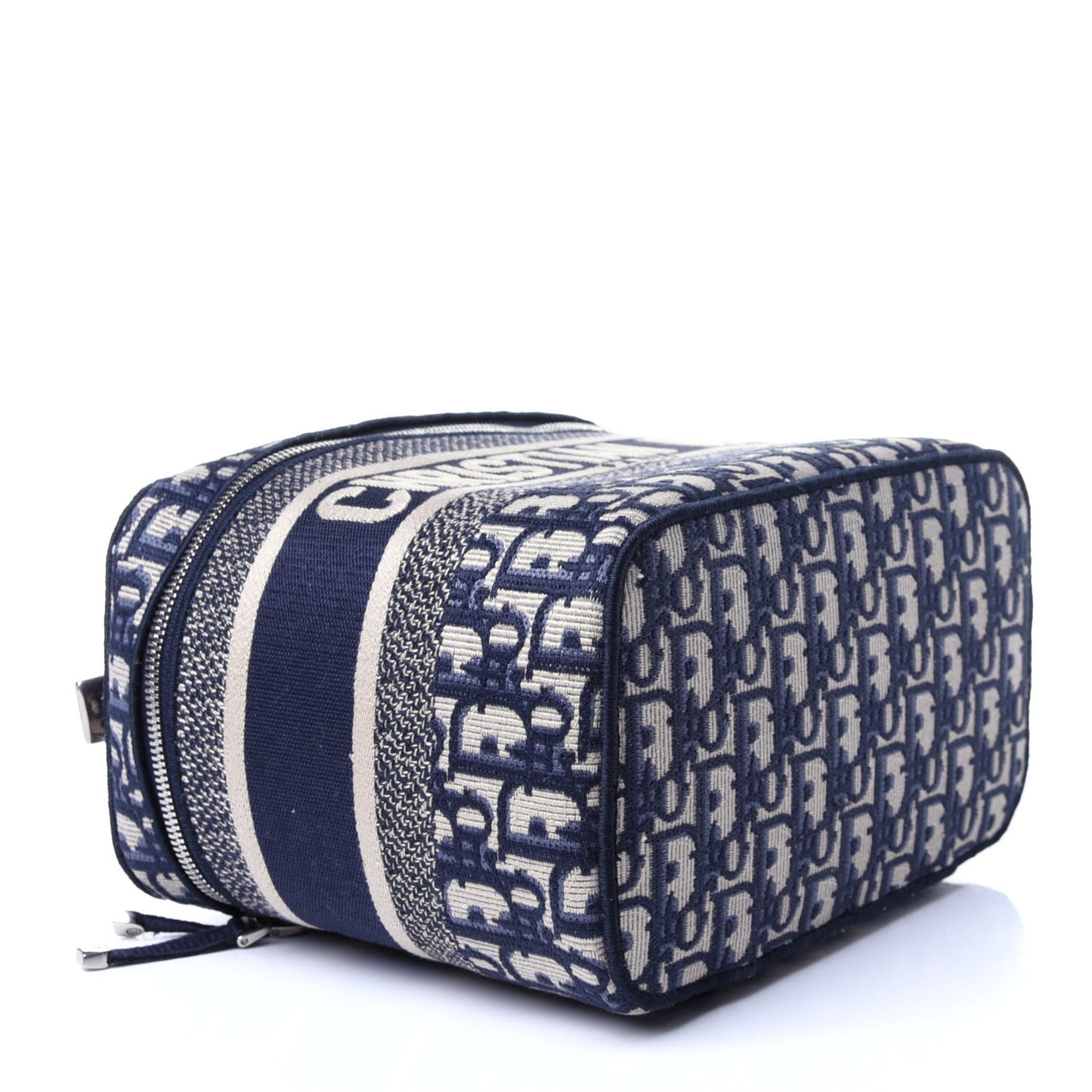 Oblique Diortravel Vanity Case Blue