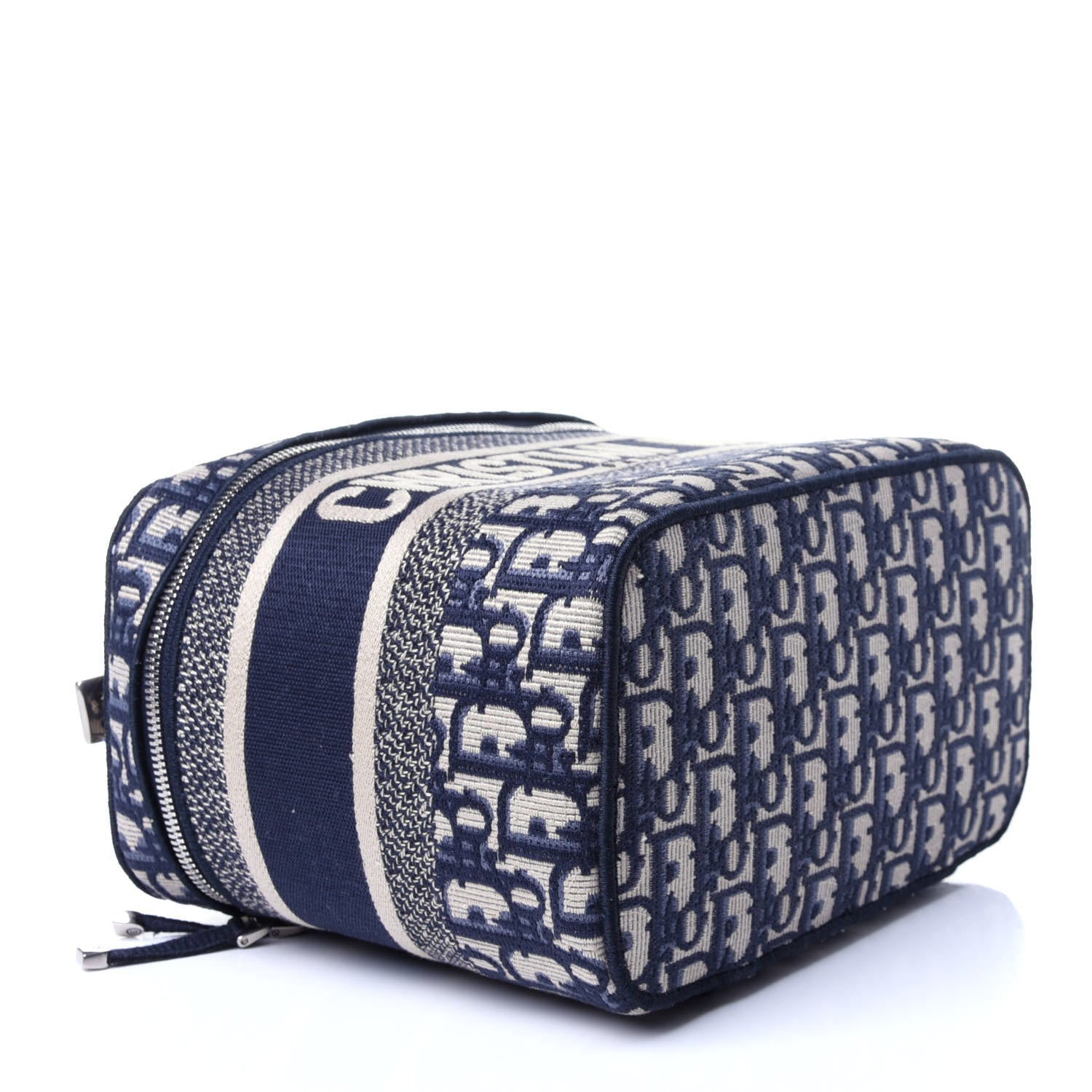 Christian Dior Oblique Diortravel Vanity Case Blue 4 of 12