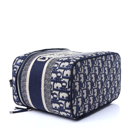 Christian Dior Oblique Diortravel Vanity Case Blue 4 of 12